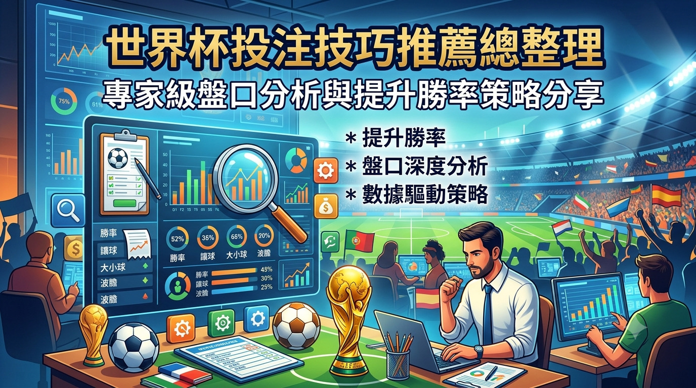 世界杯投注技巧推薦總整理：專家級盤口分析與提升勝率策略分享